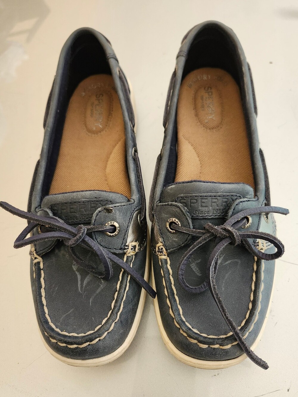 Sperry Women's Navy Angelfish Boat Shoes